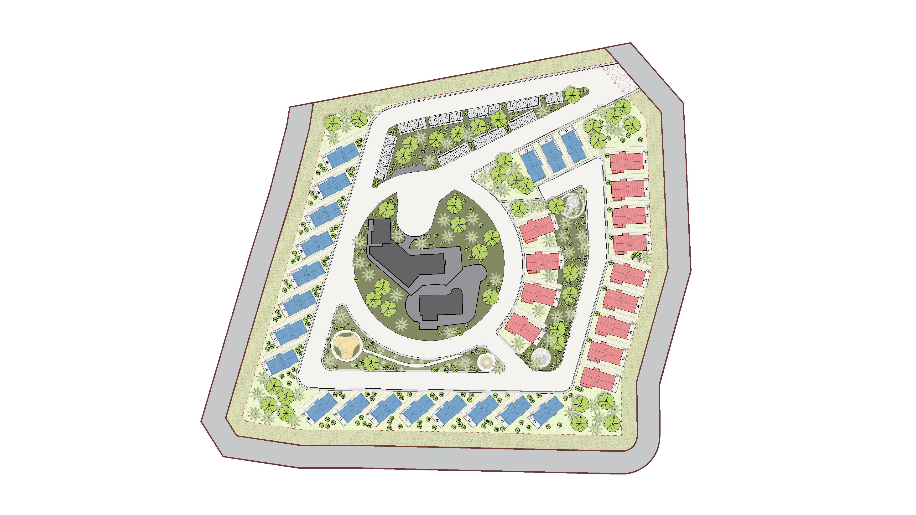 Lakewood Oaks site layout, proposal 01