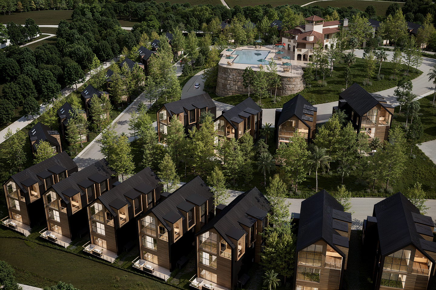 Render · Clubhouse pool